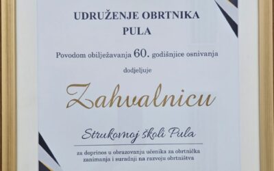 Strukovna škola Pula na 4. festivalu strukovnih zanimanja u Pazinu